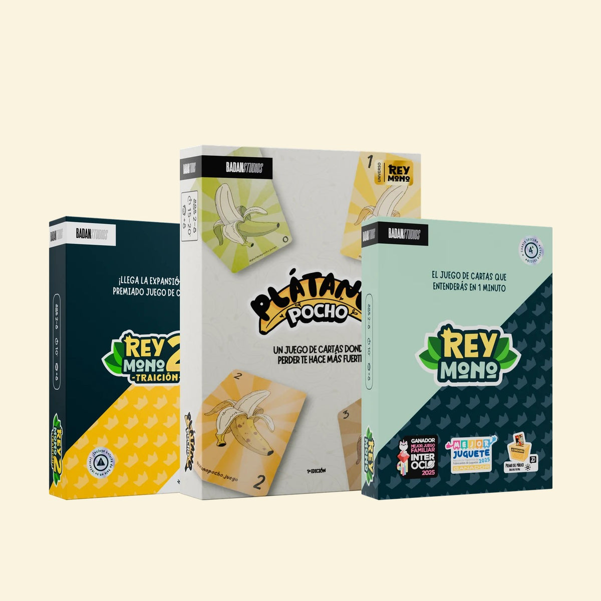 Pack Los 3 · Universo Rey Mono
